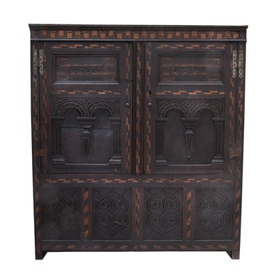 Lot 442 - A Charles II Joined Oak and...
