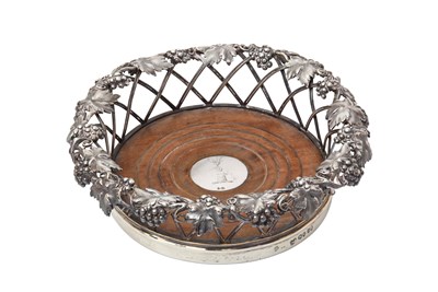 Lot 2141 - A William IV Silver Wine-Coaster