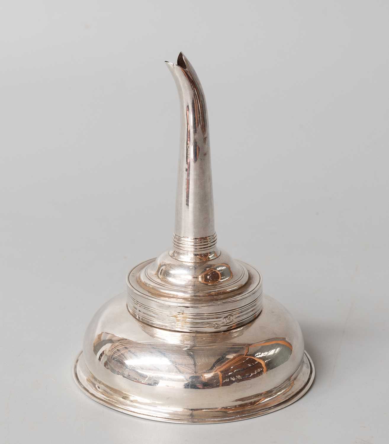 Lot 28 - A George III Silver Wine-Funnel, Maker's Mark...