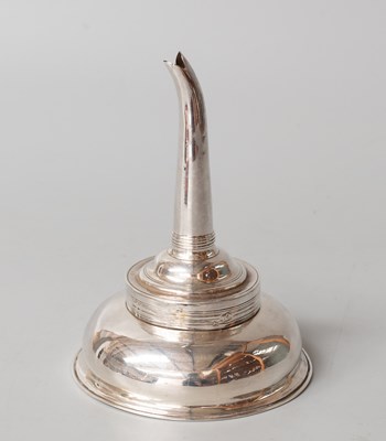 Lot 28 - A George III Silver Wine-Funnel, Maker's Mark...