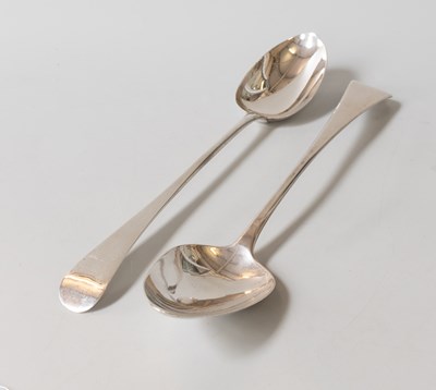 Lot 103 - Two George III Silver Basting-Spoons, One by...