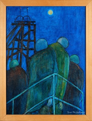 Lot 14 - Tom McGuinness (1926-2006) Four Miners Signed...