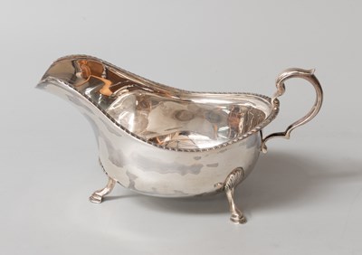 Lot 13 - A George V Silver Sauceboat, by Charles...