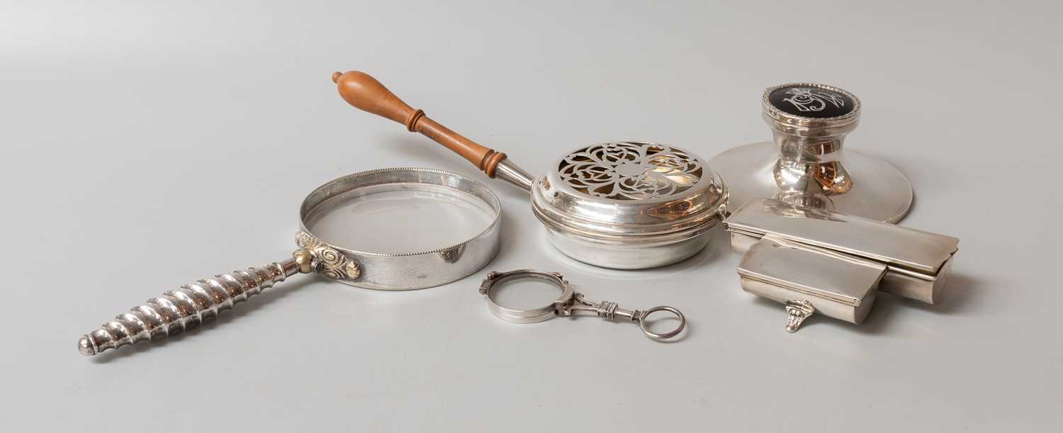 Lot 45 - A Collection of Assorted Silver, including a...