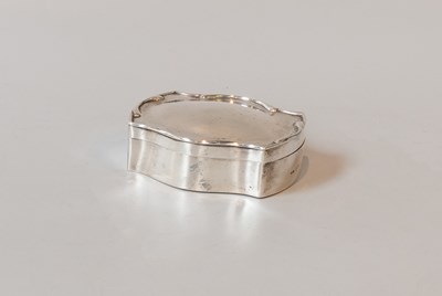 Lot 69 - An Edward VII Silver Jewellery-Box, by A. and...
