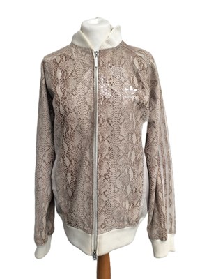 Lot 1026 - A Rare Adidas Leather and Suede Jacket, in a...