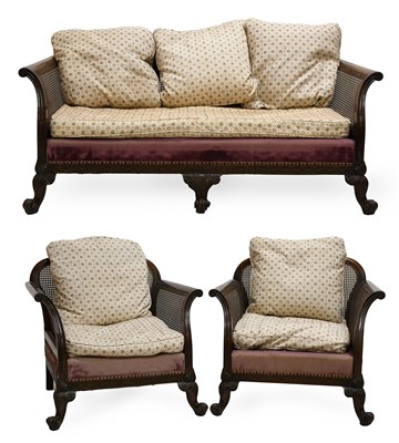 Lot 589 - An Early 20th Century Carved Mahogany Single...
