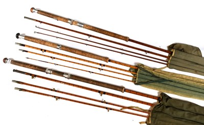 Lot 3067 - A Hardy Wye 12' 6" Split Cane Salmon Fly Rod