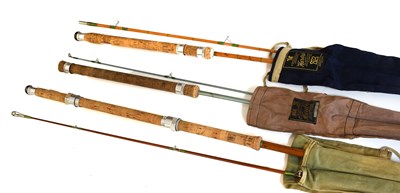 Lot 3066 - A Hardy Wanless 9/10 lb 8' Split Cane Spinning Rod