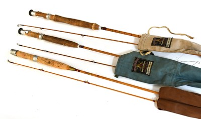 Lot 3098 - An Allcocks Little Gem 7' Split Cane Fly Rod