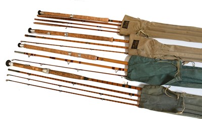 Lot 3085 - A Sharpes Aberdeen 13' Split Cane Salmon Fly Rod