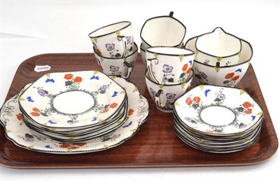 Lot 188 - Foley six piece tea service