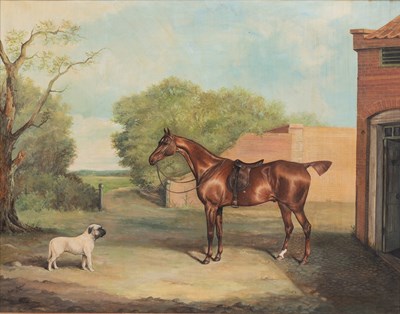 Lot 1023 - Andrew Alexander (20th century) Bay horse and...