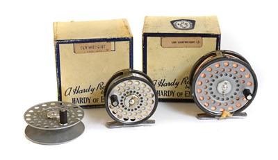 Lot 3052 - A Hardy LRH Lightweight Fly Reel and a Hardy Flyweight Fly Reel
