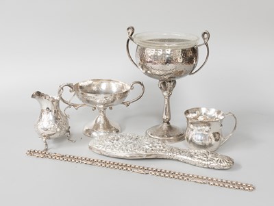 Lot 128 - A Collection of Assorted Silver, including a...