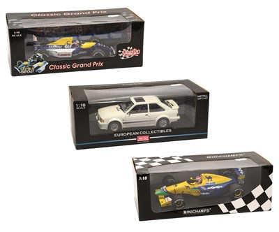 Lot 706 - Minichamps 1:18 Scale Benetton Ford B191 Nelson Piquet 1991