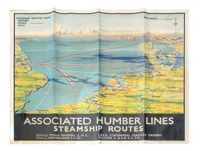 Lot 788 - Associated Humber Lines Steamship Routes Poster