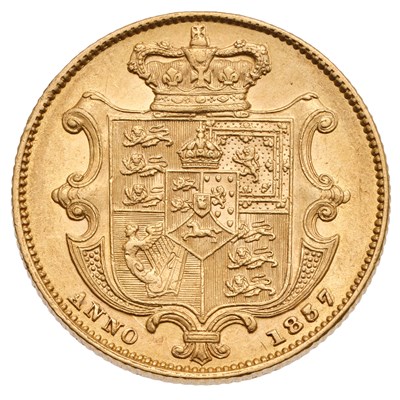 Lot 296 - William IV, Sovereign 1837, second bust,...