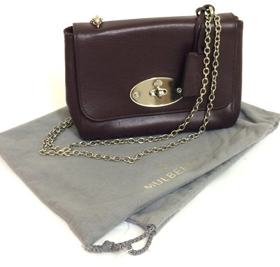 Lot 1002 - Mulberry Lily Oxblood Leather Shoulder Bag,...
