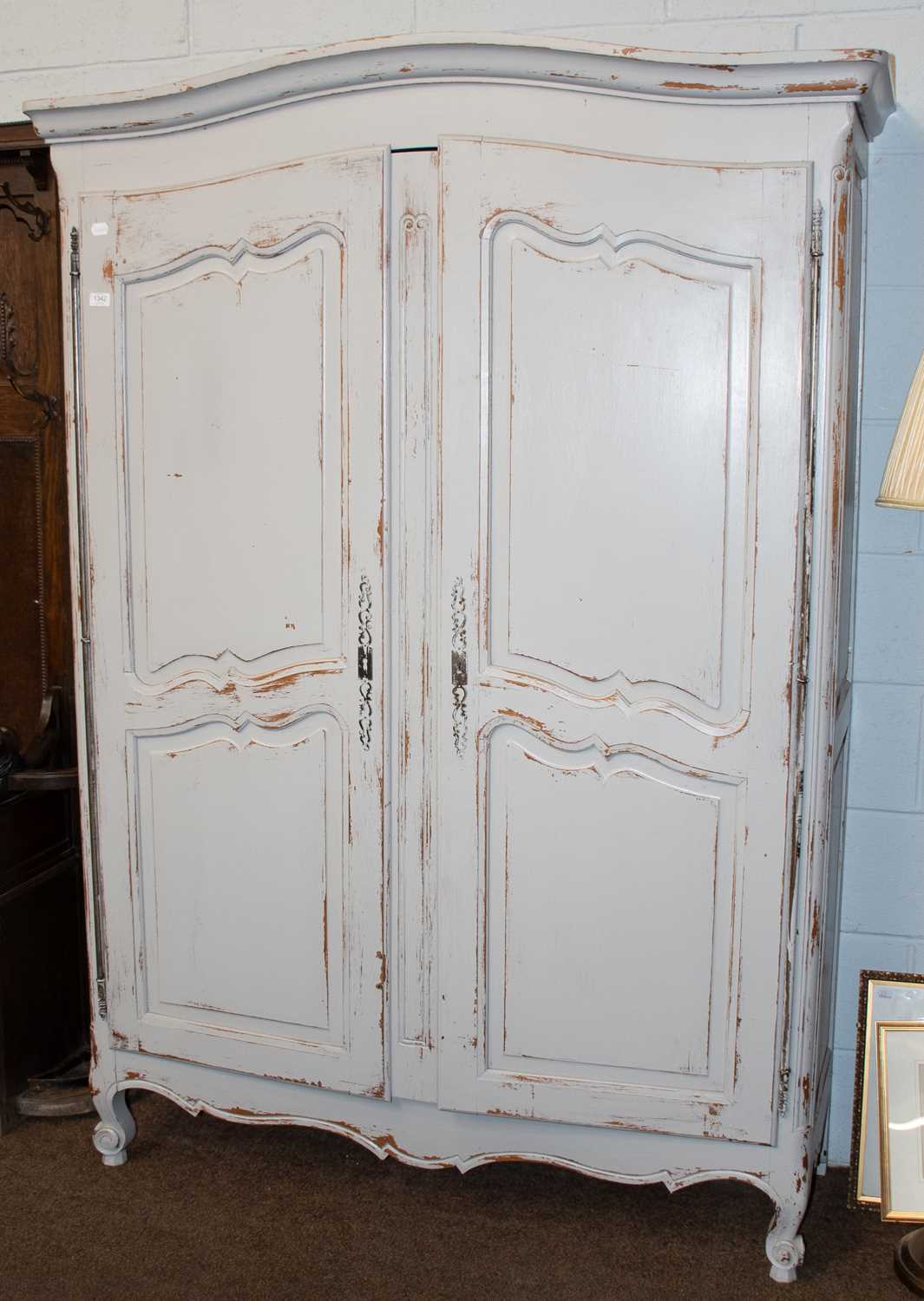 Lot 1606 - French 19th Century Style Painted Armoire,...