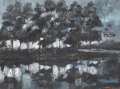 Lot 1049 - Denis Watling (contemporary) "Lake 30" Signed...