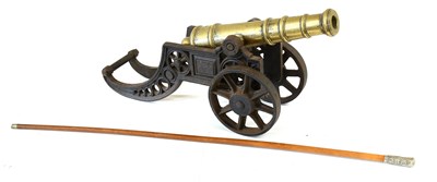 Lot 247 - A Model of a Signal Cannon, with 26cm triple...
