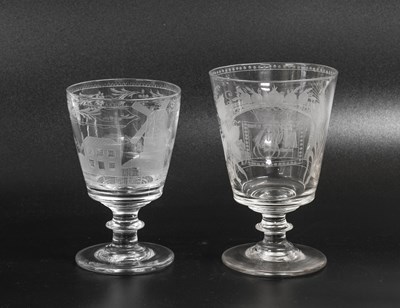 Lot 65 - A Glass Rummer, early 19th century,...