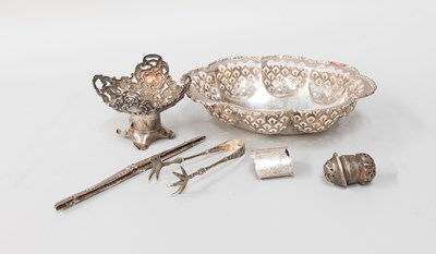Lot 125 - A Collection of Assorted Silver, including a...