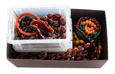 Lot 327 - A Quantity of Beaded Necklaces, including...