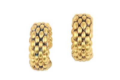 Lot 2308 - A Pair of 18 Carat Gold Hoop Earrings, by Fope...