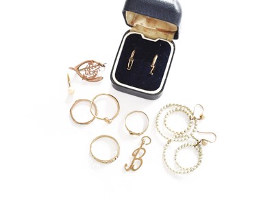 Lot 318 - A Small Quantity of Jewellery, including a...