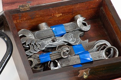 Lot 611 - BSA Tool Box with BSA, Triumph and Ariel...