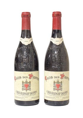 Lot 3041 - Clos Des Papes 2001 Chateauneuf-du-Pape (two...