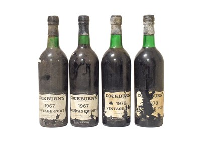 Lot 3057 - Cockburn's 1967 Vintage Port (two bottles),...
