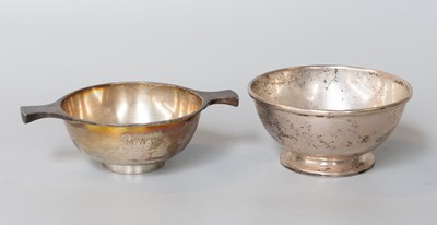 Lot 75 - A George VI Scottish Silver Quaich, by Brook...