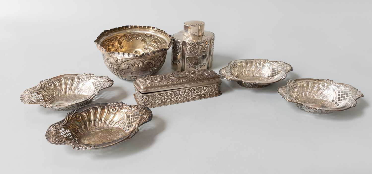 Lot 81 - A Collection of Assorted Silver, comprising a...