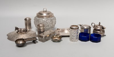 Lot 153 - A Collection of Assorted Silver, including a...
