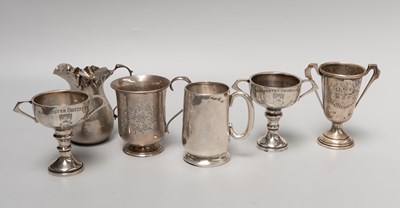 Lot 154 - A Collection of Assorted Silver, comprising...