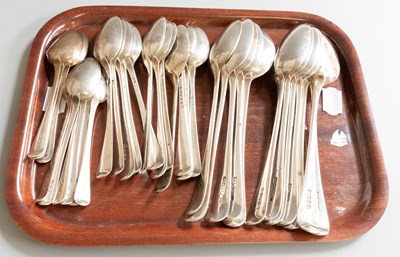 Lot 140 - A Collection of George III Silver Flatware,...