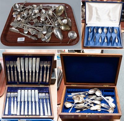 Lot 159 - A Collection of George III and Later Silver...