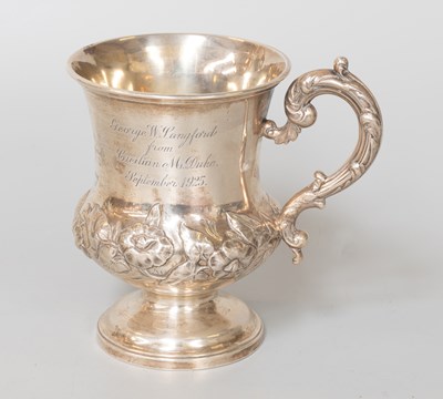Lot 63 - A Victorian Silver Christening-Mug, by Joseph...