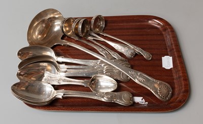 Lot 50 - A Collection of Victorian Scottish Silver...