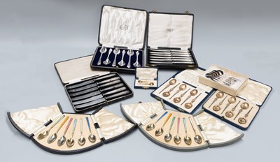 Lot 161 - A Collection of Assorted Cased Sets of...