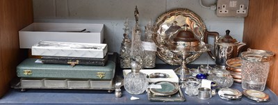Lot 175 - A Collection of Assorted Silver and Silver...