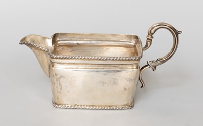 Lot 58 - An Edward VII Irish Silver Cream-Jug, Maker's...