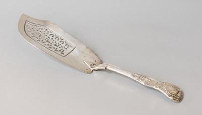 Lot 113 - A Victorian Irish Silver Fish-Slice, by Philip...