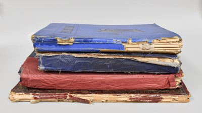 Lot 1229 - Four Scrapbooks, 19th/early 20th century,...