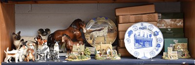 Lot 361 - A Collection of Beswick Dogs and Cats, with...