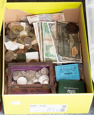 Lot 417 - Assorted Coins and Banknotes, to include a...