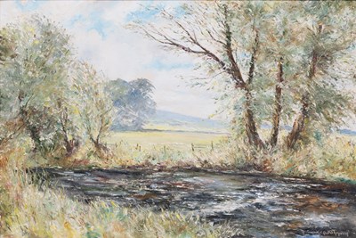 Lot 1072 - Ken Johnson (20th Century) River Tees Signed,...